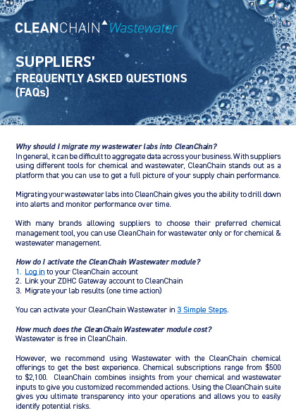 Suppliers' Frequently Asked Questions (FAQs)