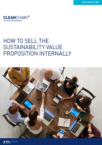 How to sell the sustainability value proposition internally